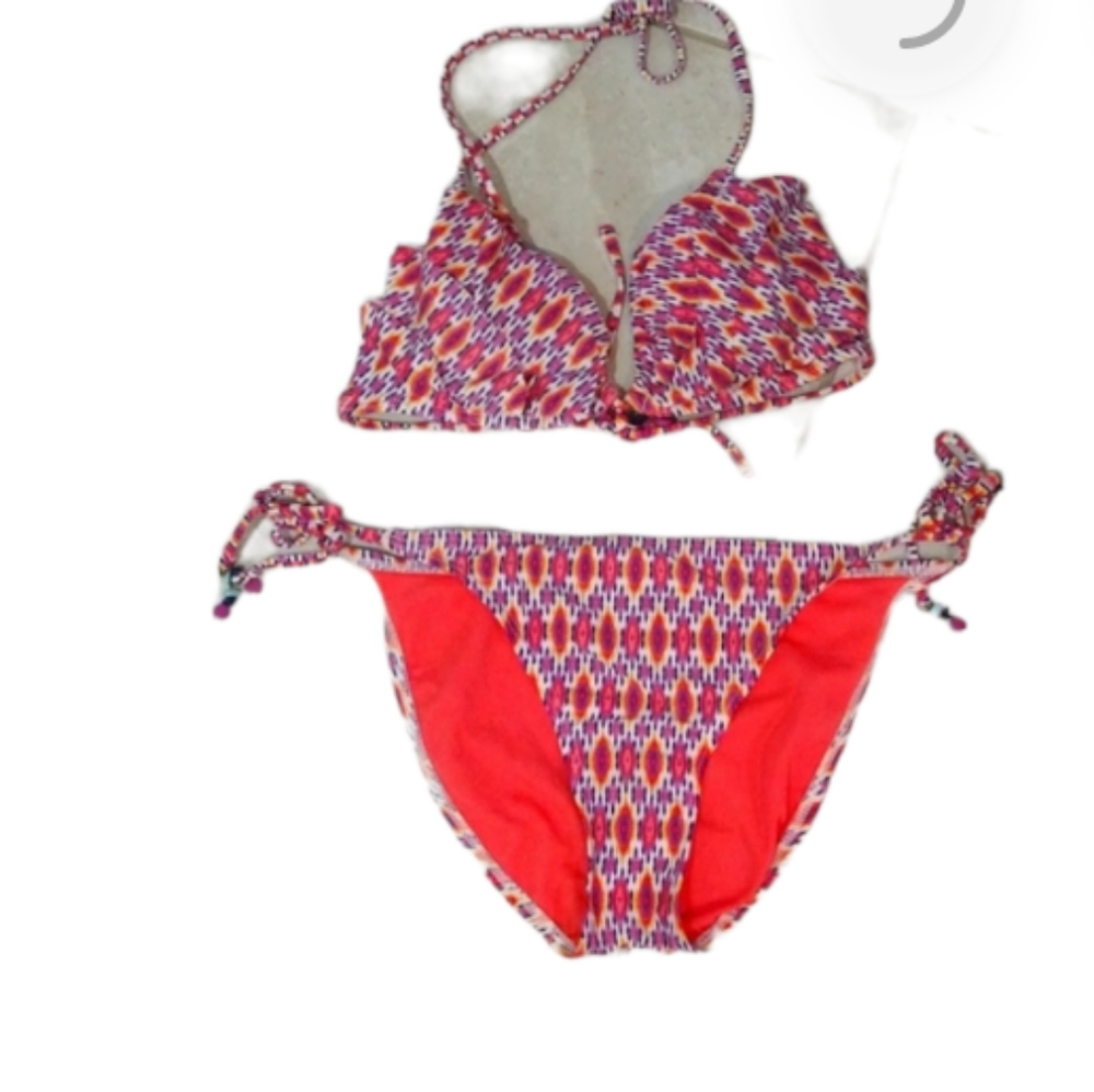 Kenneth Cole Womens Beaded Bikini Swimwear